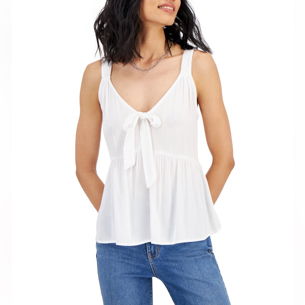Kingston Grey Juniors Bow-Front Tank top XL